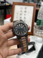 DIW Patek Nautilus 5711 Replica | Carbon & Rose Gold Super Clone - 图片 3
