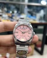 Clean Factory 126000 Pink Dial – 36mm OP Replica