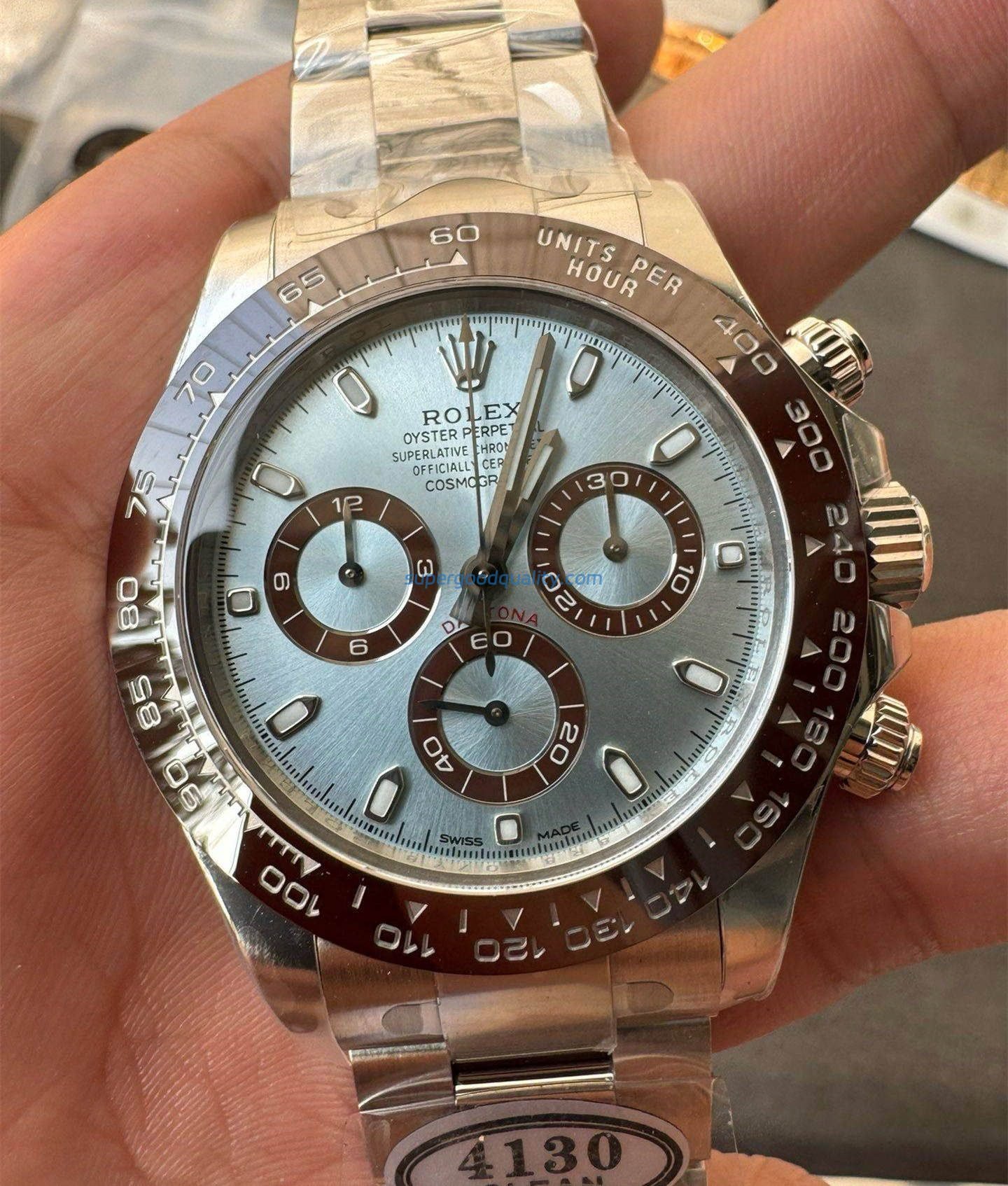 6-24041H14FE13.jpg Clean Factory Daytona 116506 Middle East Dial – Ice Blue Arabic Dial 4130 Super Clone - 图片 1