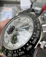 Clean Factory Daytona 4130 Meteorite Dial Replica (Grey Oysterflex RB Style) - 图片 4