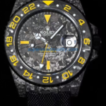 VS Factory Rolex GMT-Master II “DiW Carbon Yellow” Forged Carbon Fiber (Custom Edition) 1:1 Super Clone – DD3285 Movement