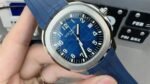 Patek Philippe Aquanaut 5168G Replica – Blue Dial, White Gold Case, 3K Factory Precision - 图片 3