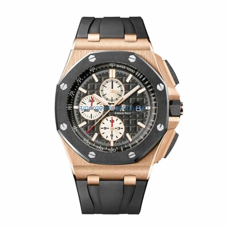 AP-Rose-Gold-Black-Replica.webp Audemars Piguet Royal Oak Offshore 26401RO.OO.A002CA.01 Premium Duplicate - 图片 1