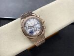 AUDEMARS PIGUET 26240OR GOOD IMITATION WATCH ROSE GOLD PLATE WHITE DIAL CHRONOGRAPH APS FACTORY 41MM - 图片 4