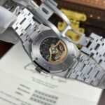 AUDEMARS PIGUET REPLICA WATCH ROYAL OAK 15407 FROSTED GOLD SKELETON DIAL THB FACTORY 41MM - 图片 12