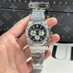 AUDEMARS PIGUET IMITATION WATCH ROYAL OAK 26331 BLACK DIAL STAINLESS STEEL CHRONOGRAPH APS FACTORY 41MM
