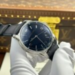 AUDEMARS PIGUET CODE 11.59 ref.15210 GOOD IMITATION WATCH BLUE DIAL LEATHER STRAP APS FACTORY 41MM - 图片 3