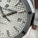 AUDEMARS PIGUET ROYAL OAK 15450ST IMITATION WATCHES WHITE DIAL AUTOMATIC ZF FACTORY 37MM - 图片 5