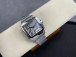 CARTIER SANTOS BEST REPLICA WATCH SKELETON DIAL STAINLESS STEEL AUTOMATIC 39.8MM - 图片 4