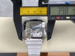 CARTIER SANTOS BEST REPLICA WATCH SKELETON DIAL STAINLESS STEEL AUTOMATIC 39.8MM - 图片 16