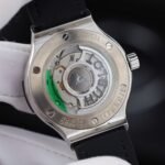 HUBLOT CLASSIC FUSION REPLICA WATCH GREY DIAL CASE FULL DIAMOND MOISSANITE 38MM - 图片 7