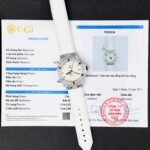 HUBLOT CLASSIC FUSION IMITATION WATCH WHITE DIAL CASE FULL DIAMOND MOISSANITE 38MM