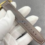 IWC PILOT’S SPITFIRE REPLICA WATCHES GOLD PLATE GREENDIAL LEATHER STRAP CHRONOGRAPH 41MM - 图片 8