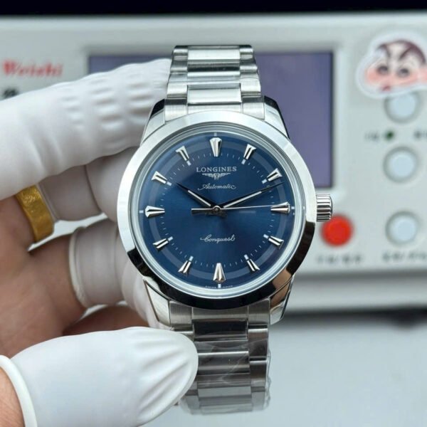 LONGINES CONQUEST HERITAGE REPLICA WATCH BLUE DIAL STAINLESS STEEL 40MM