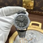 PATEK PHILIPPE CALATRAVA 6119 BEST REPLICA WATCHES GREY DIAL LEATHER STRAP 39MM - 图片 2