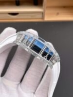 RICHARD MILLE RM35-01 GOOD IMITATION WATCH SAPPHIRE CASE BLUE BEZEL SKELETON DIAL RUBBER STRAP 44MM - 图片 6
