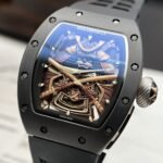 RICHARD MILLE RM47 BEST REPLICA WATCH CERAMIC CASE SAMURAI DIAL RUBBER STRAP 42.7MM - 图片 5