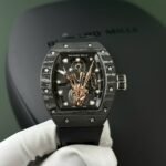 RICHARD MILLE RM66 REPLICA WATCHES CARBON CASE ROCK N ROLL DIAL TOURBILLON 42.7×49.9MM