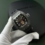 RICHARD MILLE RM66 REPLICA WATCHES CARBON CASE ROCK N ROLL DIAL TOURBILLON 42.7×49.9MM - 图片 2