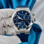 VACHERON CONSTANTIN IMITATION WATCH OVERSEAS DUAL TIME 47450 BLUE DIAL 9F FACTORY 42MM