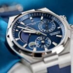 VACHERON CONSTANTIN IMITATION WATCH OVERSEAS DUAL TIME 47450 BLUE DIAL 9F FACTORY 42MM - 图片 3