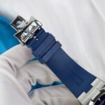 VACHERON CONSTANTIN IMITATION WATCH OVERSEAS DUAL TIME 47450 BLUE DIAL 9F FACTORY 42MM - 图片 11