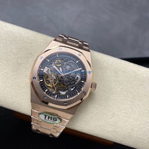 Audemars Piguet Royal Oak 15407OR Skeleton Replica Watch THB Factory 41mm
