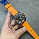 Breitling Best Replica Watch Endurance Pro Carbon Orange Rubber Strap 44mm