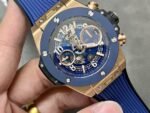 Hublot Big Bang Unico King Gold Blue Ceramic Best Replica BBF Factory 42mm - 图片 3