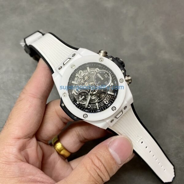 Hublot Big Bang Unico White Ceramic Best Replica Watch BBF Factory 42mm