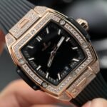 Hublot Spirit Of Big Bang One Click Rose Gold Watch With Stones Black Dial 39mm - 图片 7
