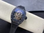 Richard Mille RM52-01 Nano-Ceramic Skull Tourbillon Best Replica Watches 48x40mm