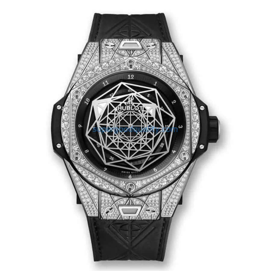 Hublot-Iced-Out-Replica.webp Hublot Big Bang “Iced Out” Diamond 415.NX.1112.VR.1704.MXM17 Masterpiece Clone - 图片 1
