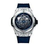 Hublot Big Bang Steel Black Dial Diamond Bezel 361.SX.1270.RX.1104 Replica