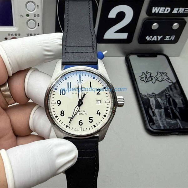 V7 IWC Mark XX White Dial – Premium 40mm Pilot Watch Replica with Sapphire Crystal & 2892/SW300 Movement