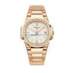 Patek Philippe Nautilus 7118/1200R-001 “Rose Gold Diamond Bezel” Luxury Clone Quality