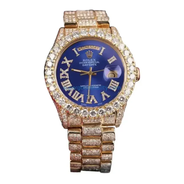Rolex Day-Date 18038 “Iced Out” Hight Fidelty Super Clone