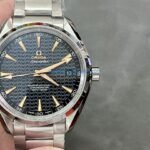 VS Factory Omega Seamaster Aqua Terra 150M 41.5mm Black Wave Dial 18K Rose Gold Hands Stainless Steel Bracelet (231.10.42.21.01.006) 1:1 Super Clone – DD8500 Movement