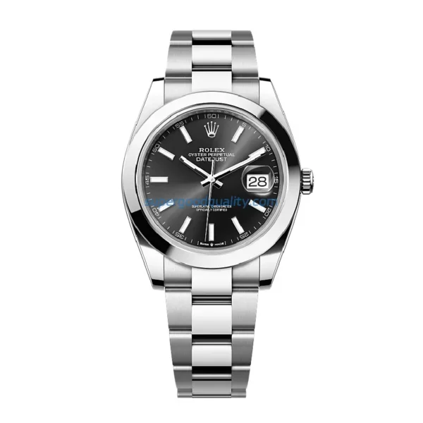 Rolex Datejust 126300 “Black Dial Oyster” Premium Clone Replica