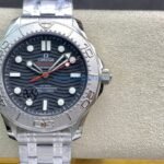 VS Factory Omega Seamaster Diver 300M “Nekton Edition” 42mm Black Wave Dial Titanium Bezel Stainless Steel Bracelet (210.30.42.20.01.002) 1:1 Super Clone – DD8806 Movement