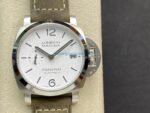 VS Factory Panerai Luminor Marina 42mm White Dial Luminous Arabic Numerals Green Leather Strap Smooth Bezel(PAM01394) 1:1 Super Clone – DDP.9010 Movement - 图片 2