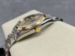 VS Factory Rolex Datejust 36 Two-Tone Yellow Gold Golden Fluted Motif Diamond Dial (126233) 1:1 Super Clone – DD3235 Movement - 图片 6