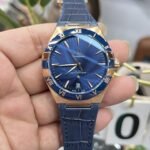 VS Factory Omega Constellation 41mm 18K Sedna Gold Blue Ceramic Bezel (131.63.41.21.03.001) 1:1 Super Clone – DD8900 Movement