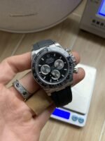 VS Factory Rolex Cosmograph Daytona Black Dial Ceramic Bezel Rubber Strap (126519LN)1:1 Super Clone – DD4131 Movement - 图片 3