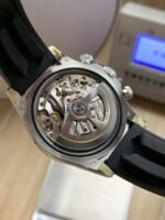 VS Factory Rolex Cosmograph Daytona White Gold “Ghost” Diamond Dial Rubber Strap (126519LN) 1:1 Super Clone – DD4131 Movement - 图片 7