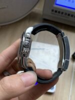 VS Factory Rolex Cosmograph Daytona White Gold “Ghost” Diamond Dial Rubber Strap (126519LN) 1:1 Super Clone – DD4131 Movement - 图片 6