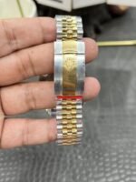 VS Factory Rolex Datejust 41mm  Two-Tone Gold Champagne Diamond Dial Fluted Bezel Jubilee Bracelet (126333) 1:1 Super Clone – DD3235 Movement - 图片 6