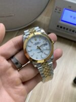 VS Factory Rolex Datejust 41mm Two-Tone Yellow Gold White Dial Smooth Bezel Jubilee Bracelet (126303) 1:1 Super Clone – DD3235 Movement - 图片 4