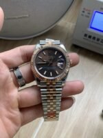 VS Factory Rolex Datejust 41mm Two-Tone Rose Gold Chocolate Dial Jubilee Bracelet (126331) 1:1 Super Clone – DD3235 Movement - 图片 2