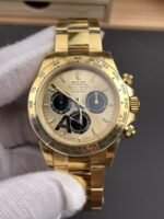 VS Factory Rolex Cosmograph Daytona 40mm Champagne Dial Yellow Gold (126508) 1:1 Super Clone – DD4131 Movement - 图片 4